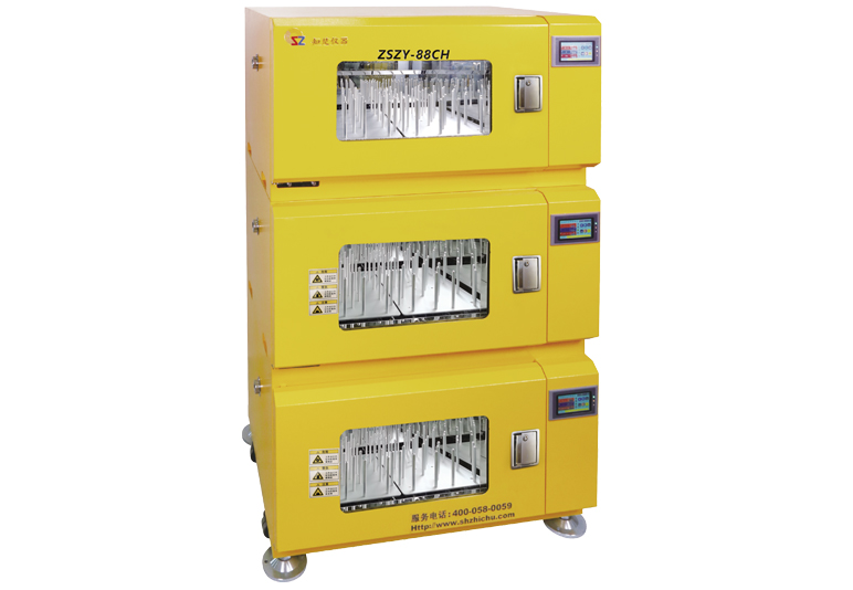 Incubadora apilable de alta velocidad Shaker de Doble accionamiento ZSZY-88A B CH (cada agitador 155L)